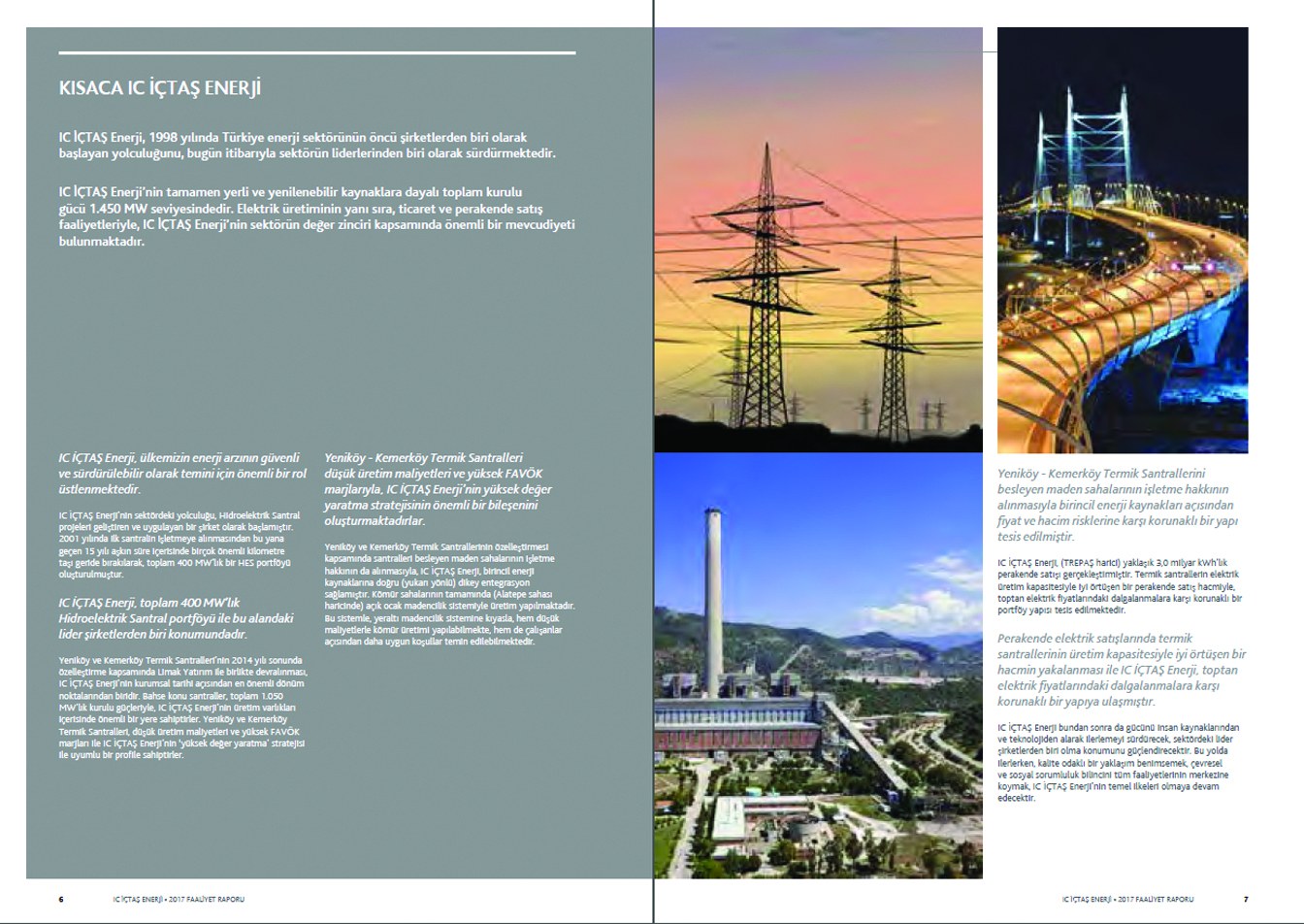 IC İÇTAŞ ENERJİ / 2017 Faaliyet Raporu / 2017 Annual Report
