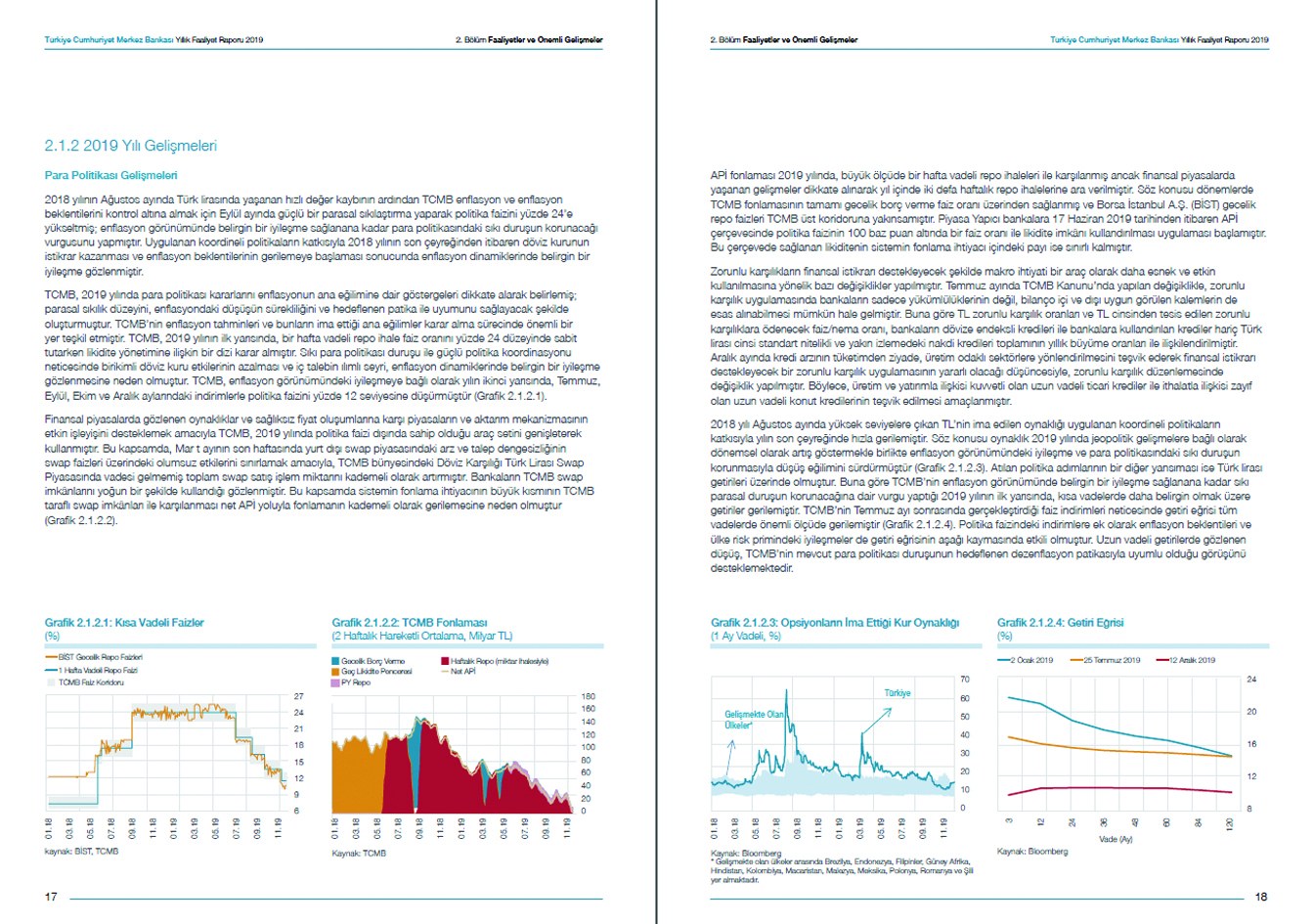 T.C. MERKEZ BANKASI / 2019 Faaliyet Raporu / 2019 Annual Report