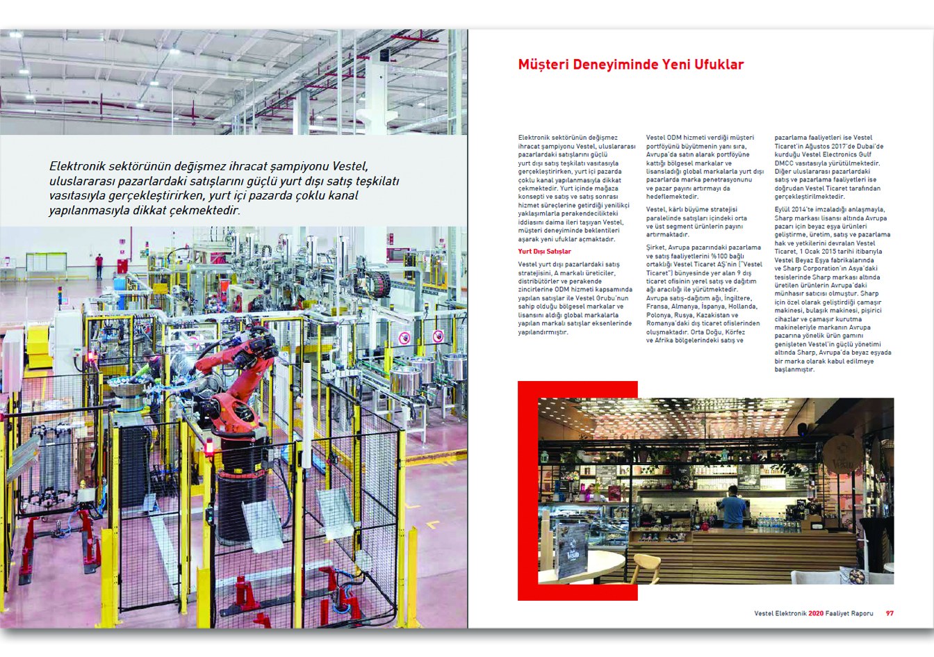 VESTEL ELEKTRONİK / 2020 Faaliyet Raporu / 2020 Annual Report