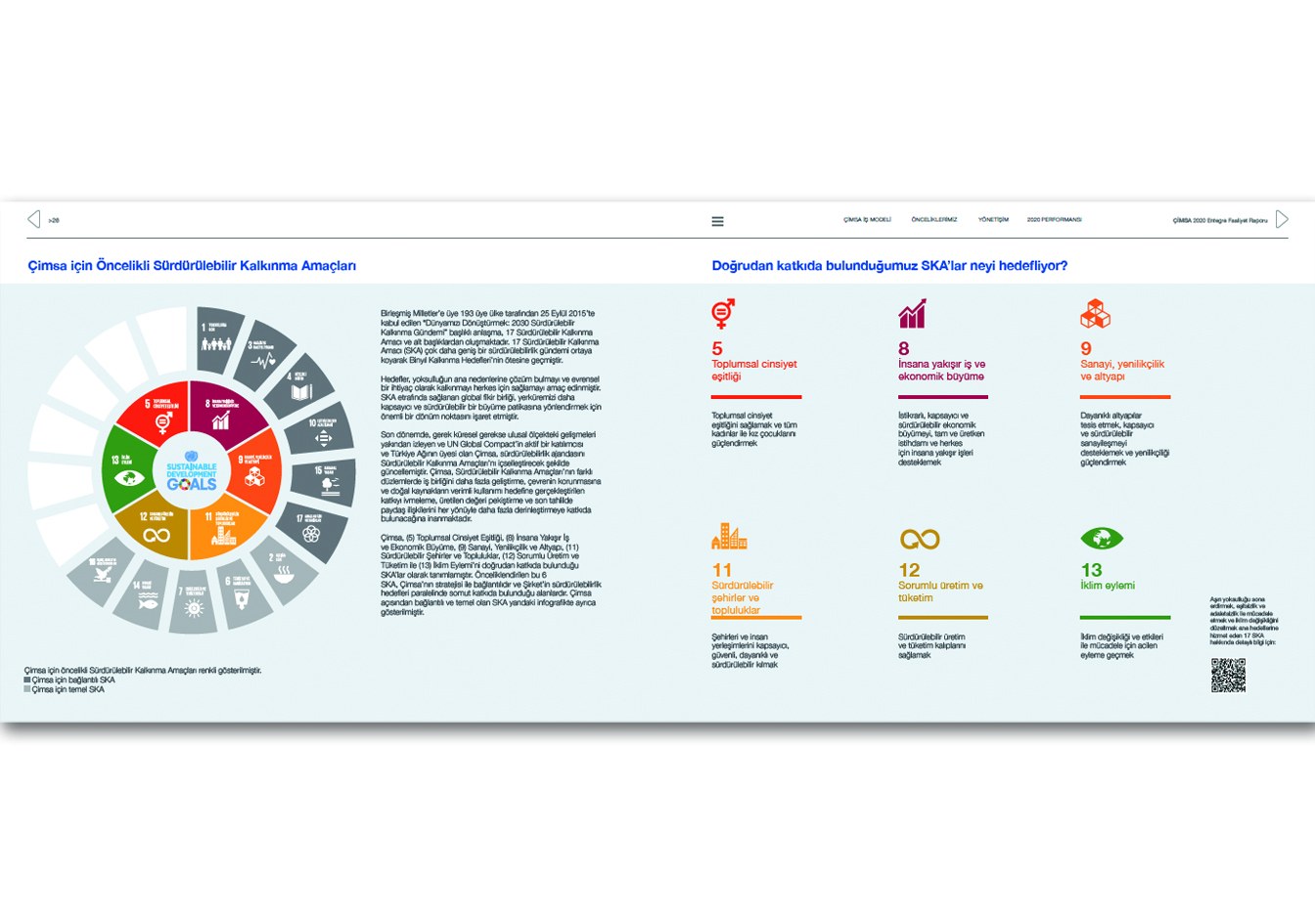 ÇİMSA / 2020 Entegre Faaliyet Raporu / 2020 Integrated Annual Report