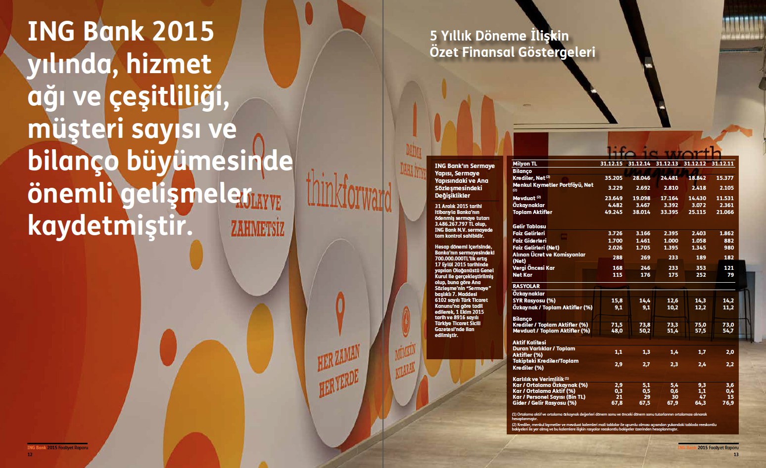 ING BANK / 2015 Faaliyet Raporu / 2015 Annual Report